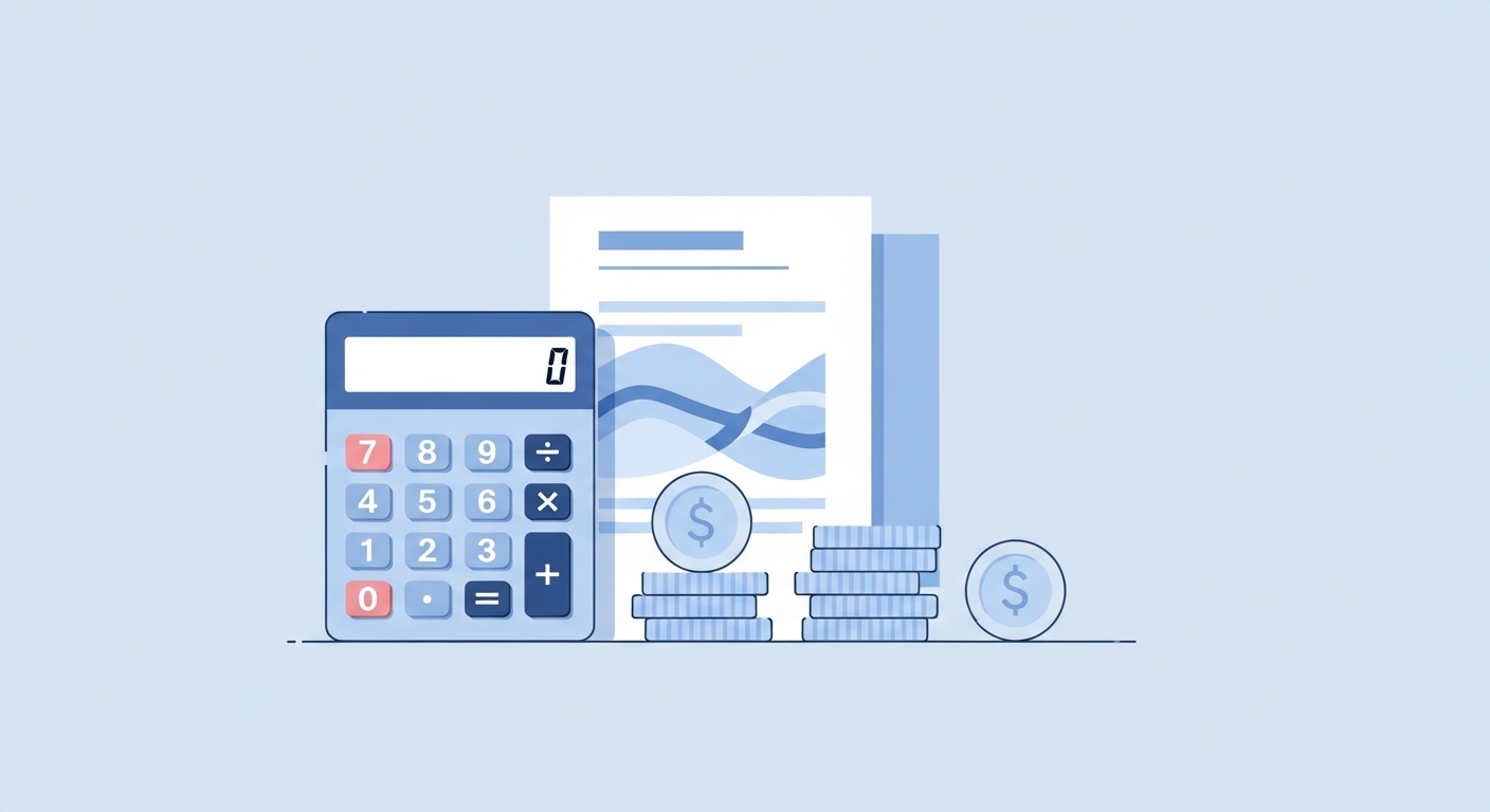 Graph showing savings growing over time with compound interest