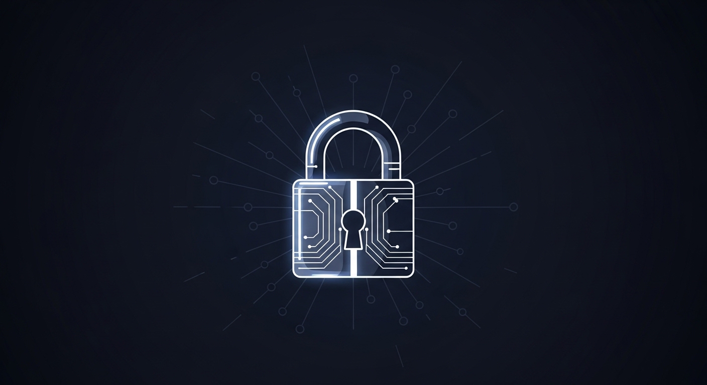 Lock icon representing password security